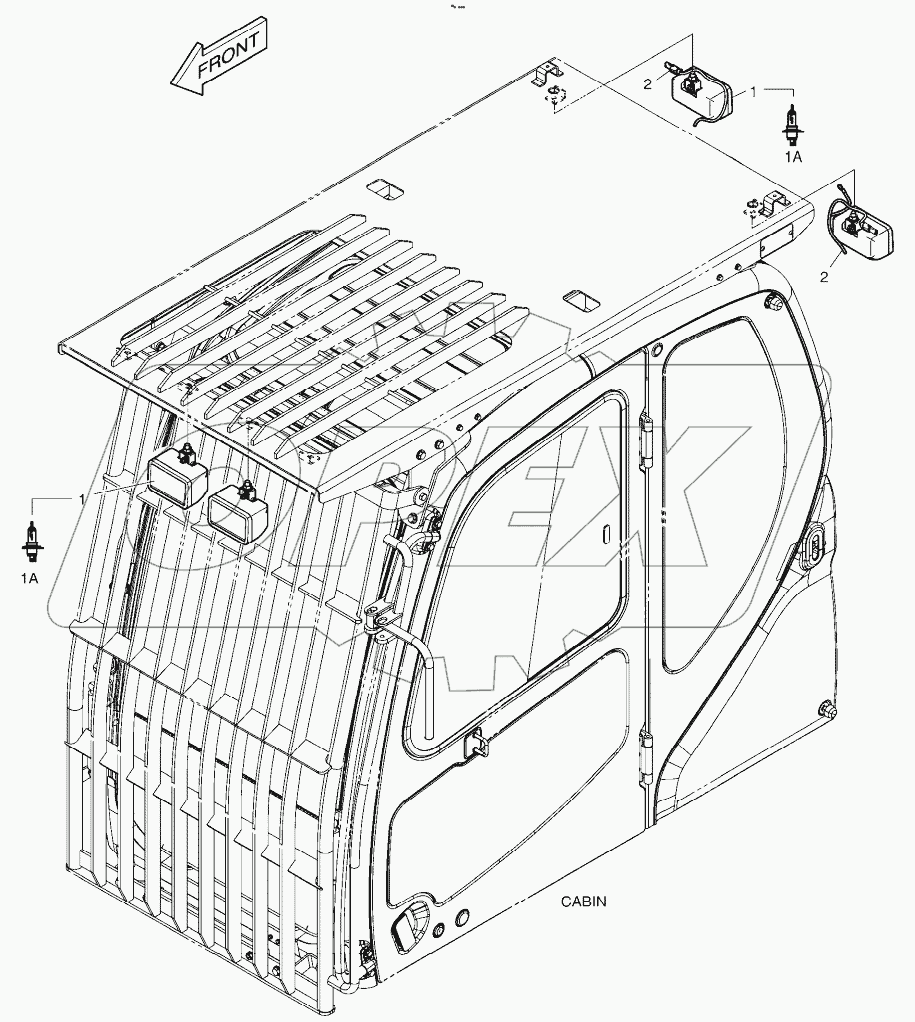  WORKING LAMP (4-LAMP)