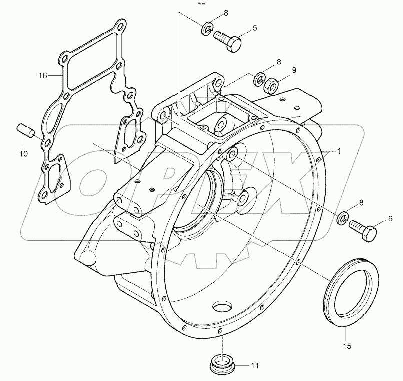  FLYWHEEL HOUSING