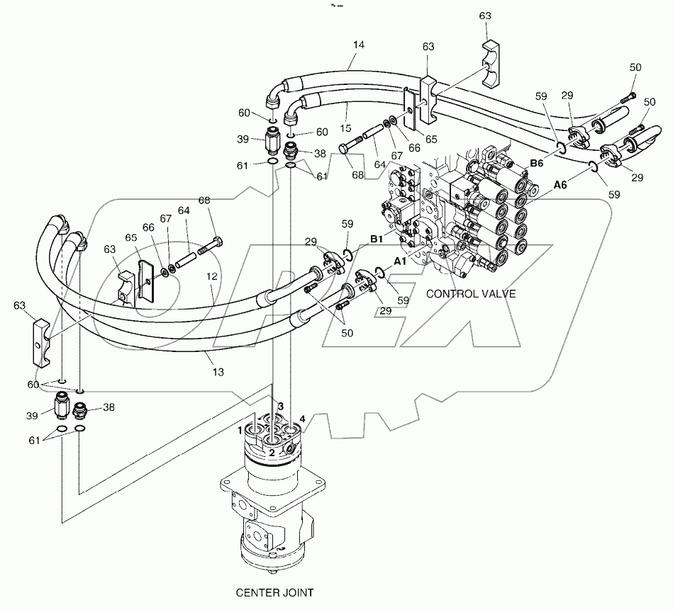 MAIN PIPING (5) - CENTER JOINT