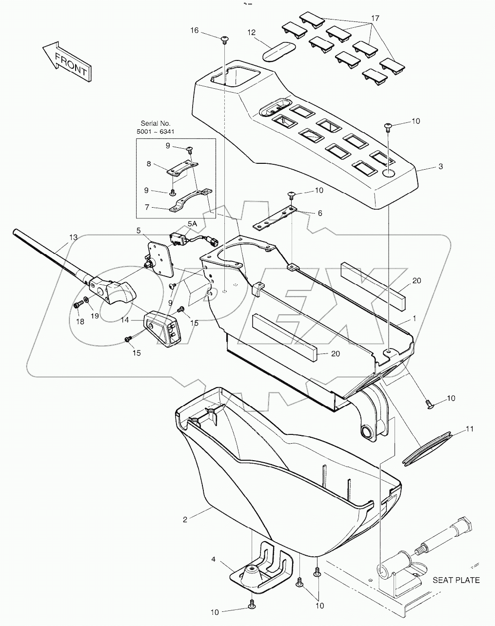  CONTROL STAND - L.H.