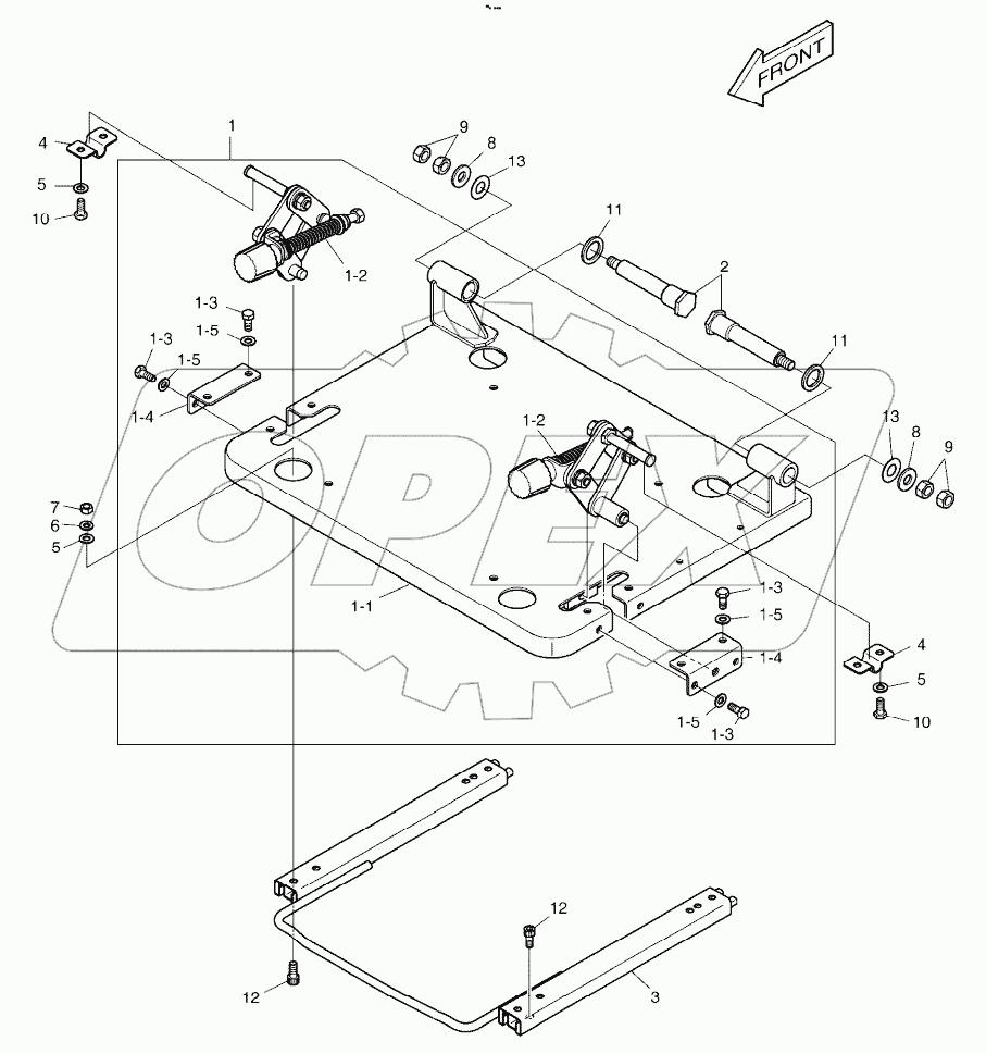  SEAT SLIDING PLATE