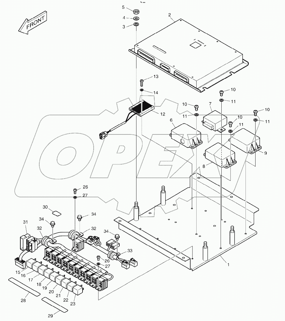  ELECTRIC BOX ASSY Serial No. 5001 - 7754