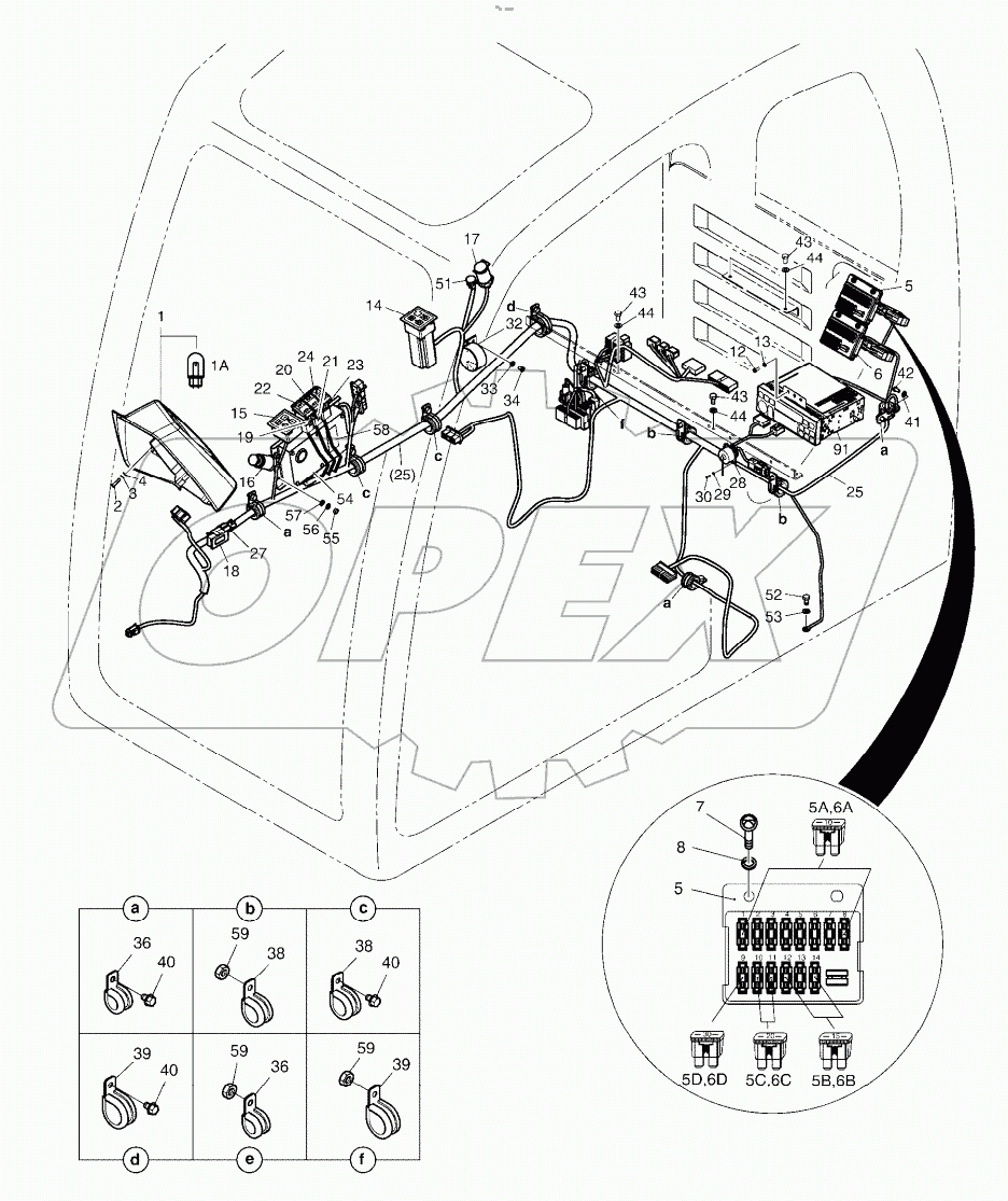  ELECTRIC PARTS - CABIN