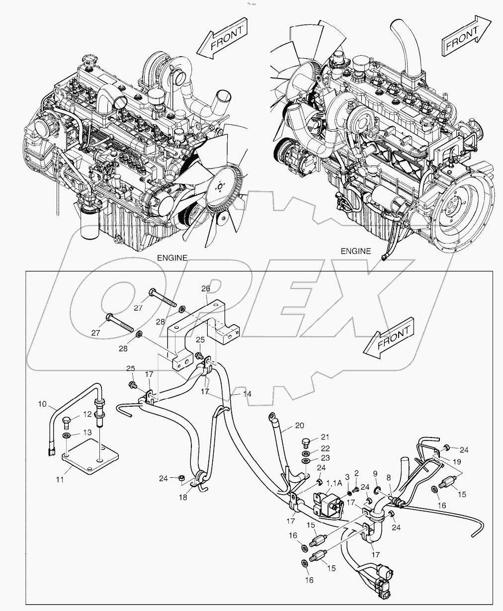  ELECTRIC PARTS - ENGINE Serial No. 5001 - 7754