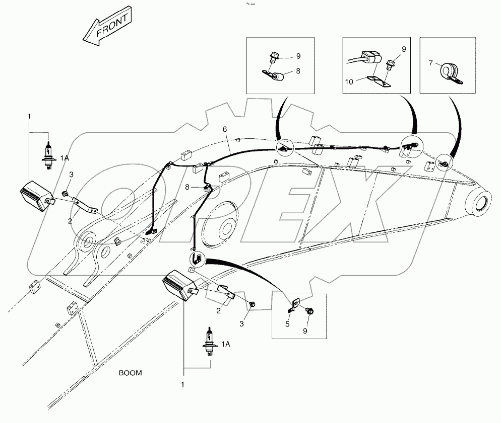  ELECTRIC PARTS - WORKING LAMP