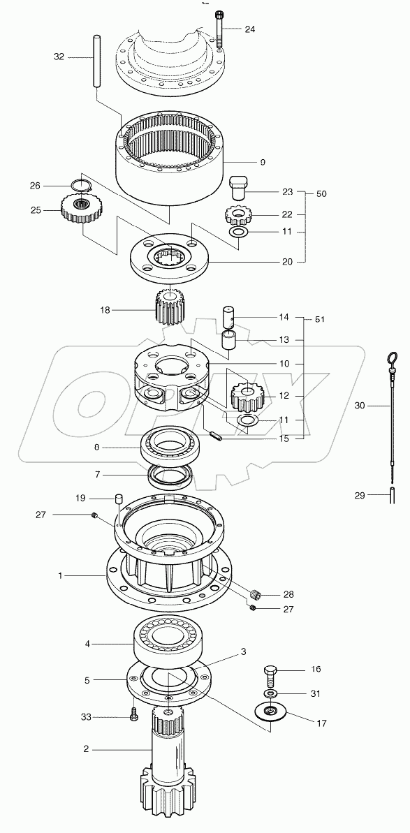  SWING REDUCTION GEAR