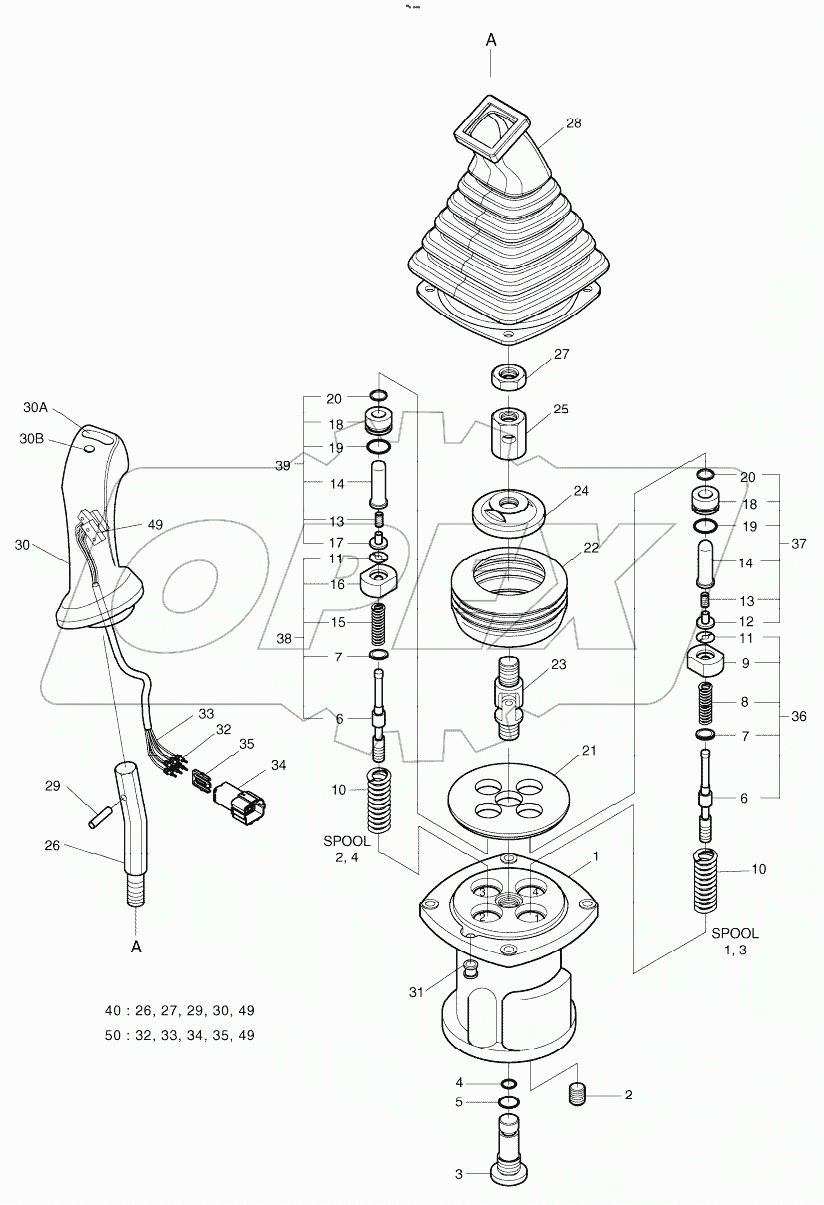  REMOTE CONTROL VALVE - SWITCH