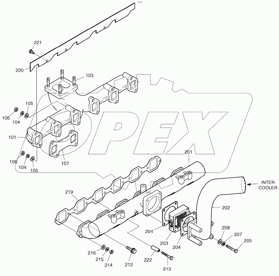  INTAKE AND EXHAUST MANIFOLD