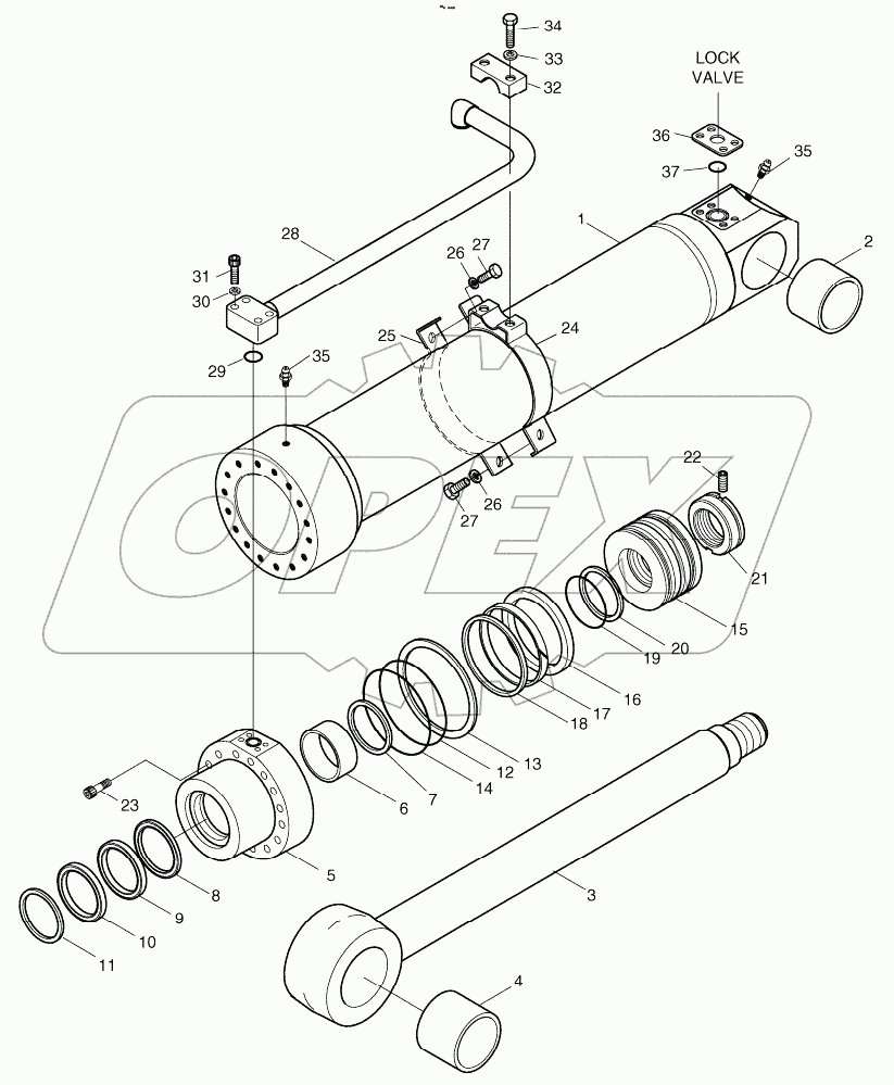  ARTI.BOOM CYLINDER - LOCK VALVE