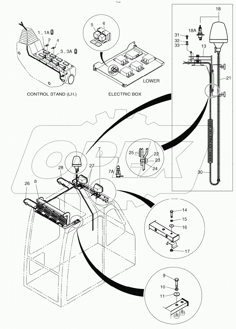  6 - LAMP & BEACON (TELESCOPIC)