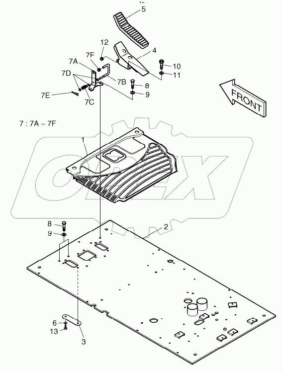  FLOOR PLATE - TILTING