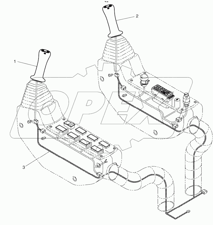  JOYSTICK VALVE ASSY 3 - SWITCH
