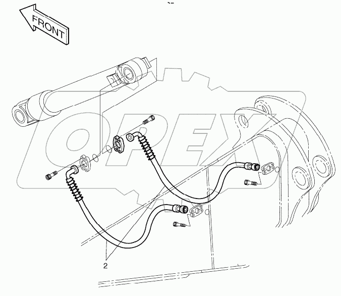  ARM PIPING - ARM 2.0m