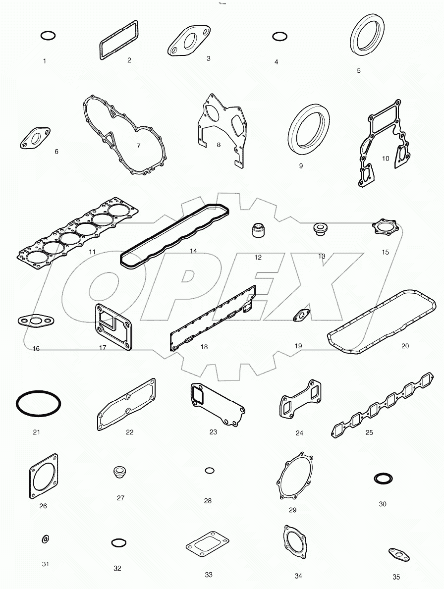  OVER HAUL GASKET KIT - ALL