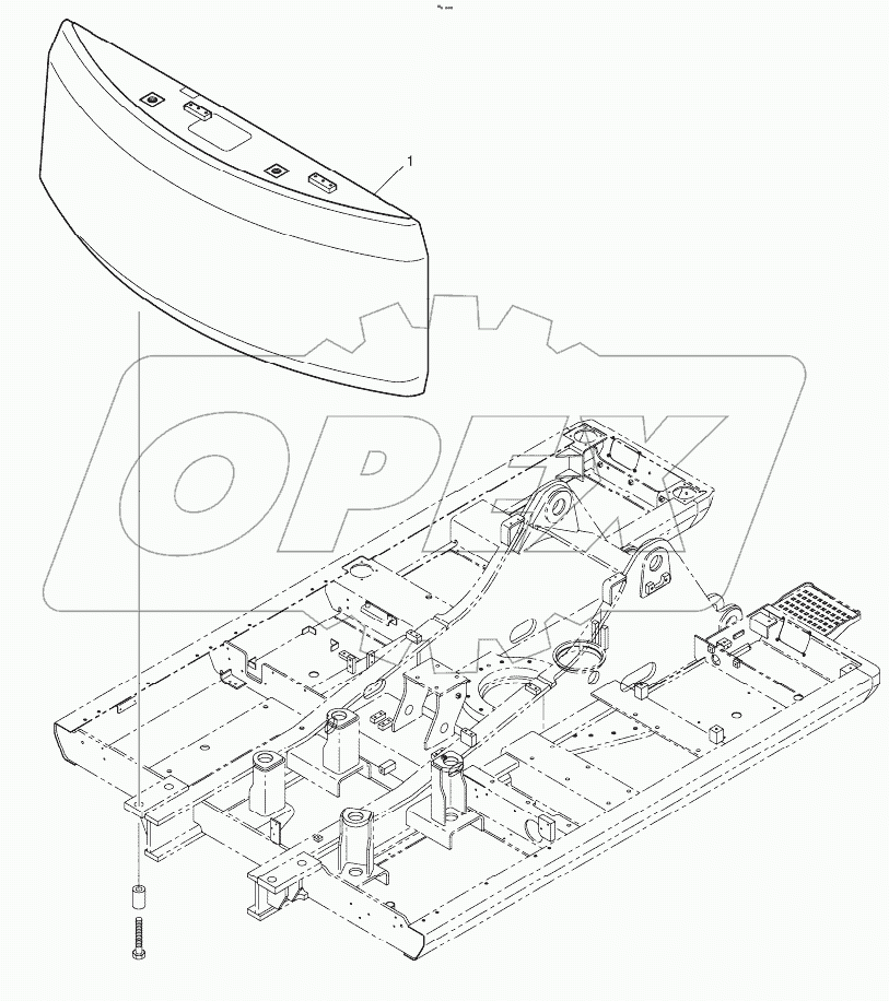  COUNTER WEIGHT - LONG FRONT