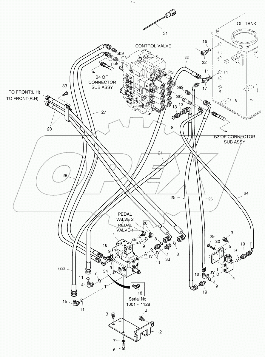 MAIN PIPING - ROTATING AND TILTING