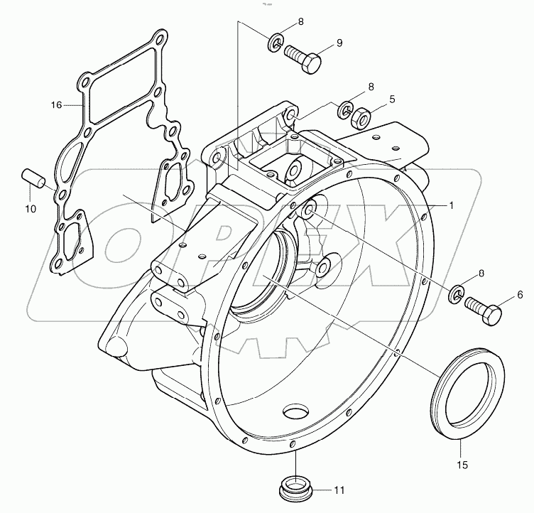  FLYWHEEL HOUSING