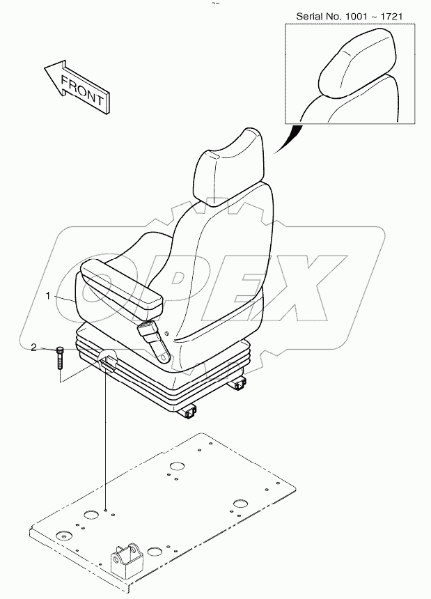  SEAT MOUNTING EUROPE AND USA