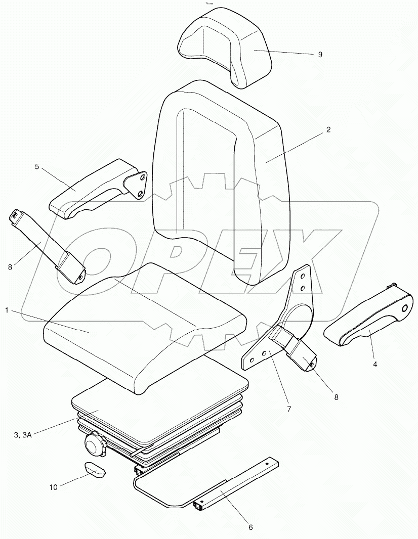  SEAT - EXCEPT EUROPE AND USA
