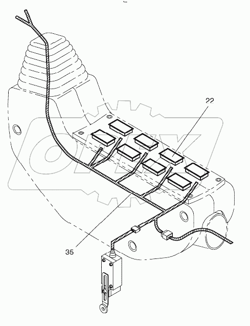  ELECTRIC PARTS - STAND L.H.