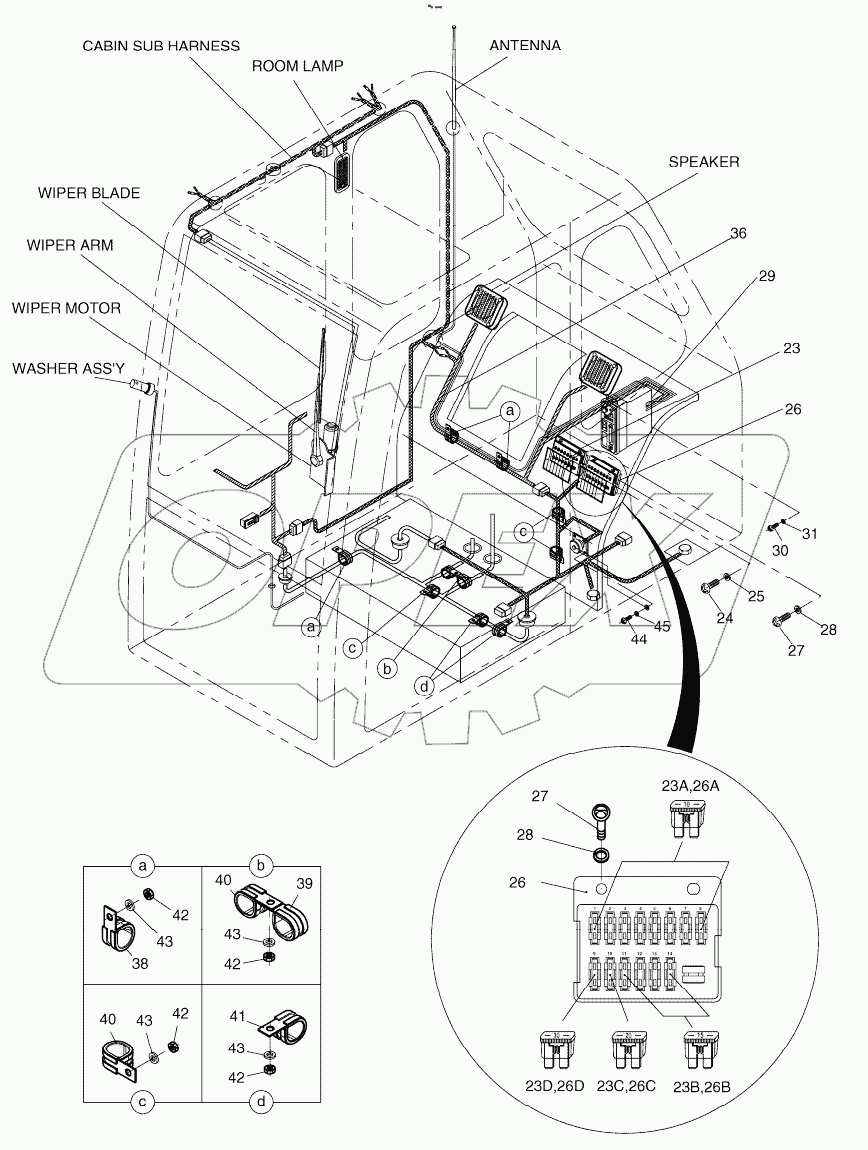  ELECTRIC PARTS - CABIN