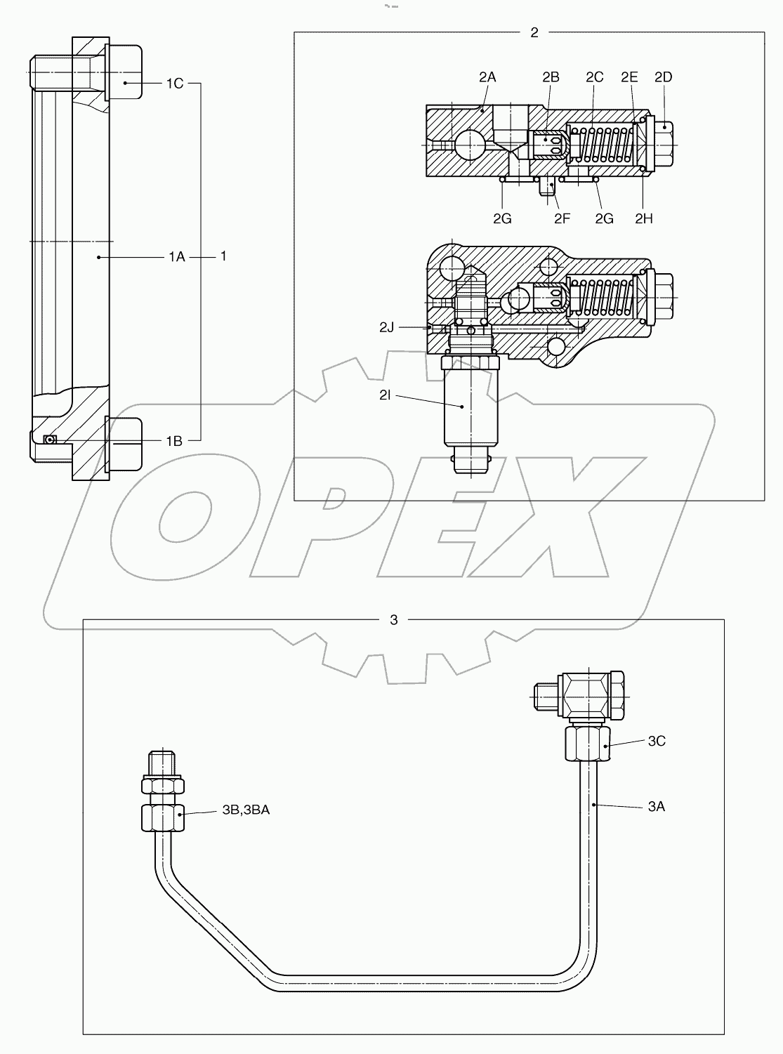  MAIN PUMP - COVER AND HYD.LINE