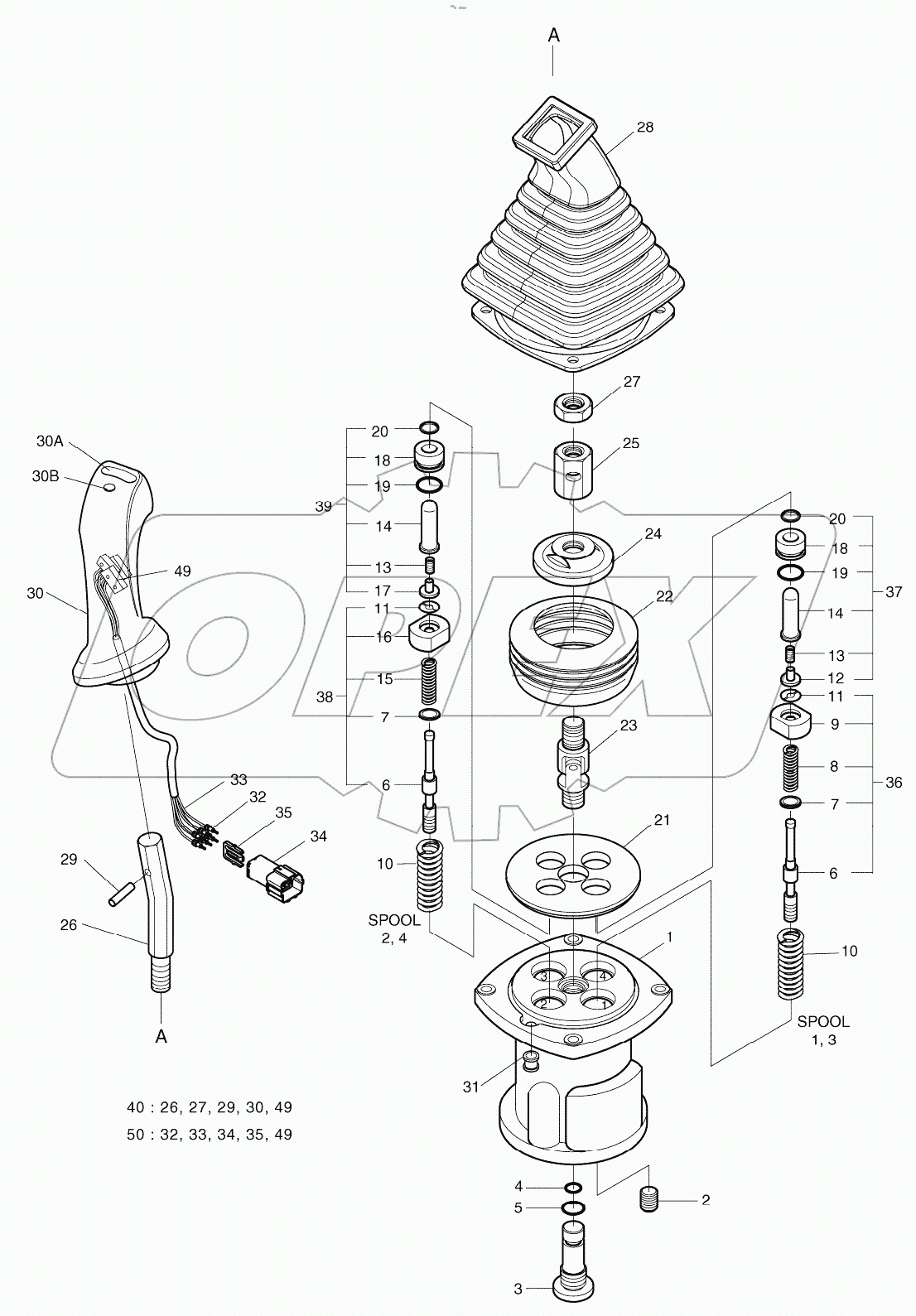  REMOTE CONTROL VALVE - 3 SWITCH