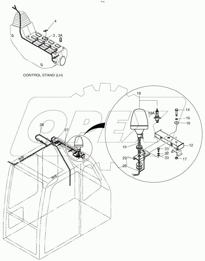  6 - LAMP & BEACON (TELESCOPIC)