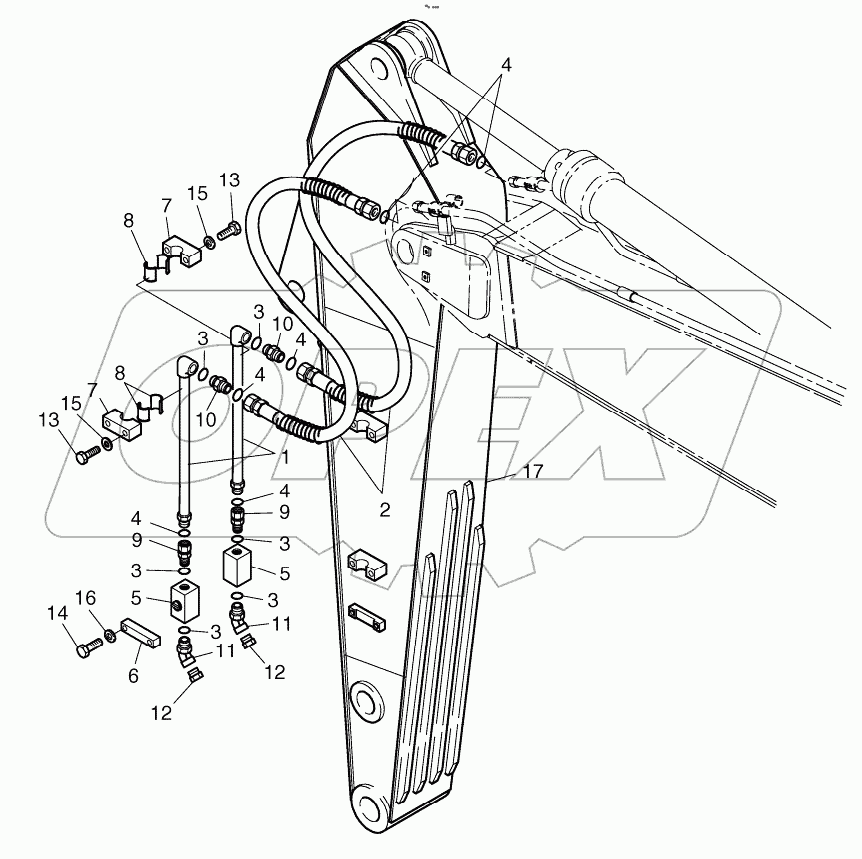  ARM PIPING - 3.2m ONE & TWO WAY