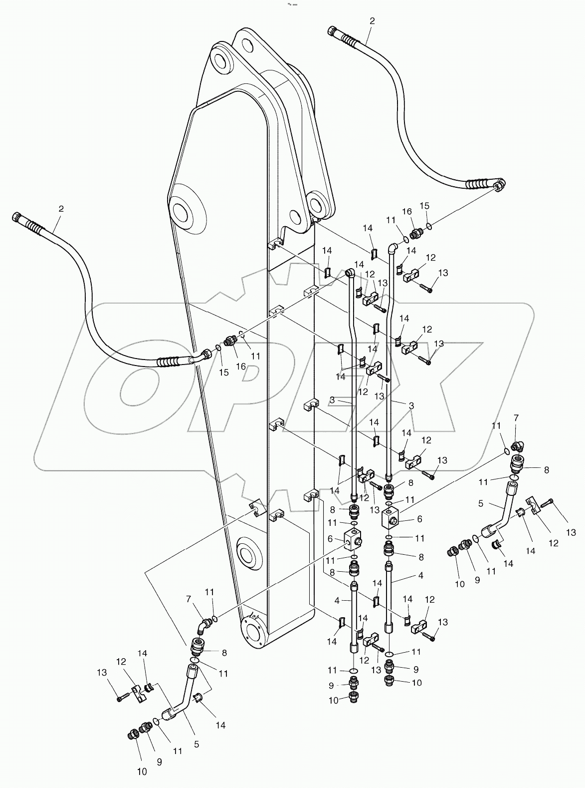  ARM PIPING - 3.2m - ROTATING & TILTING