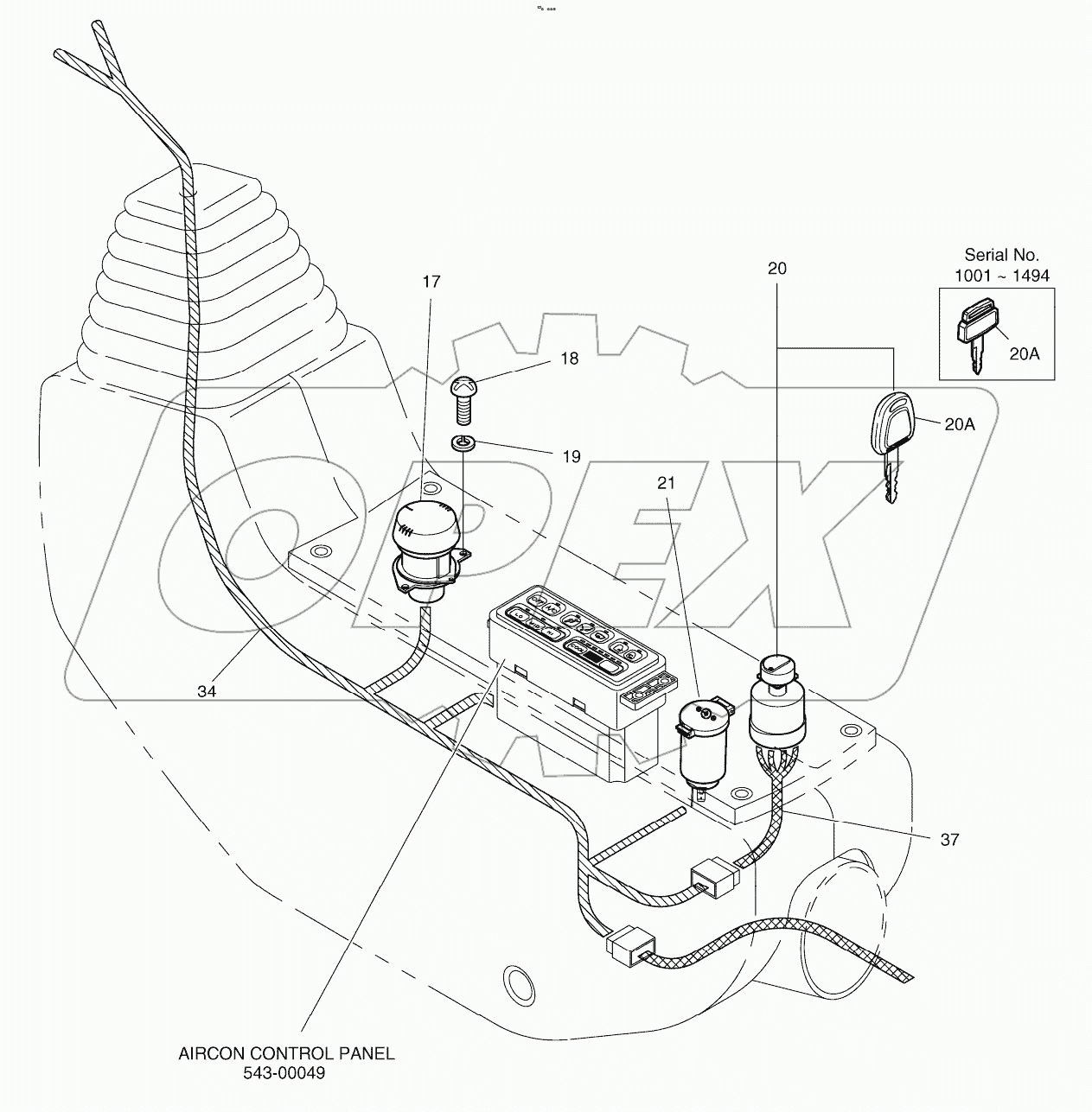  ELECTRIC PARTS - STAND (R.H)