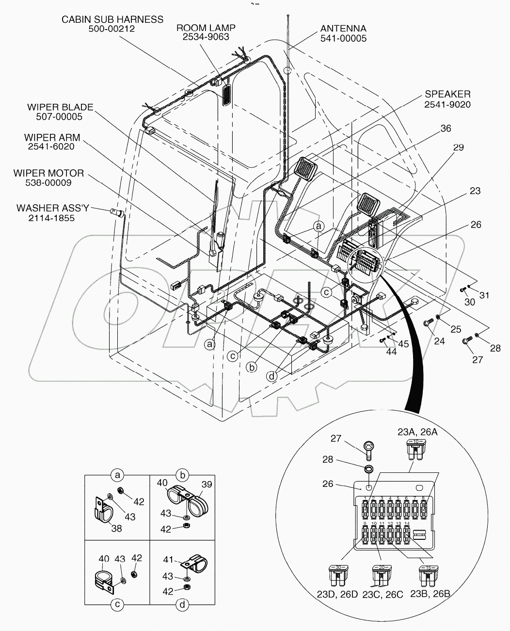  ELECTRIC PARTS - CABIN