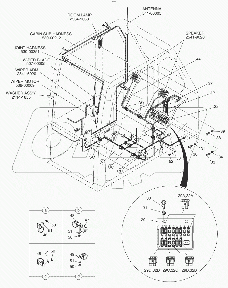  ELECTRIC PARTS (4) - CABIN