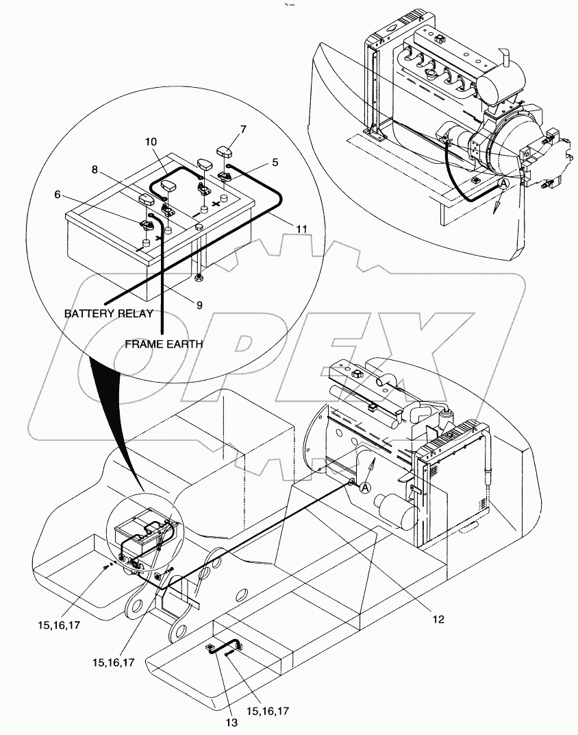  ELECTRIC WIRING (1) - BATTERY
