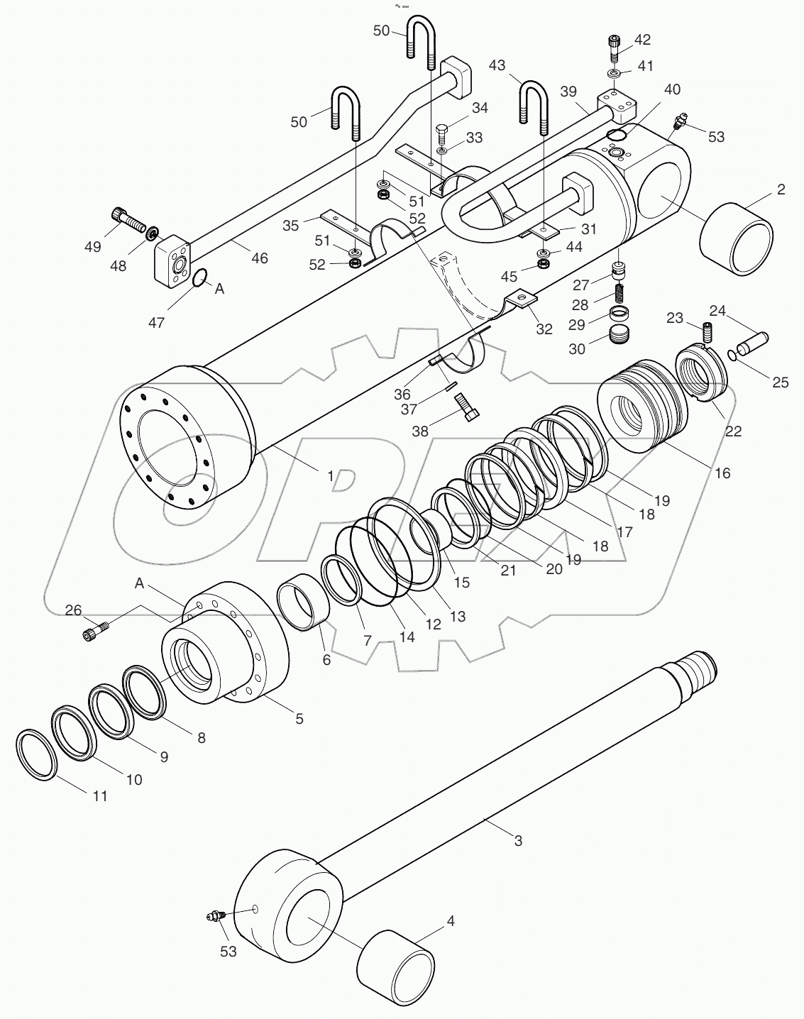  ARM CYLINDER - BOOM 6.3m