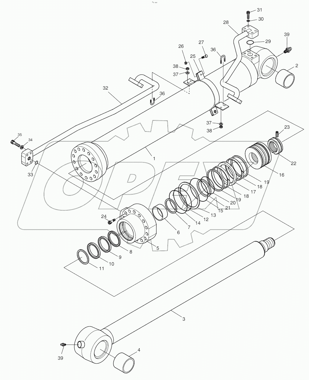 BUCKET CYLINDER - HEAVY DUTY