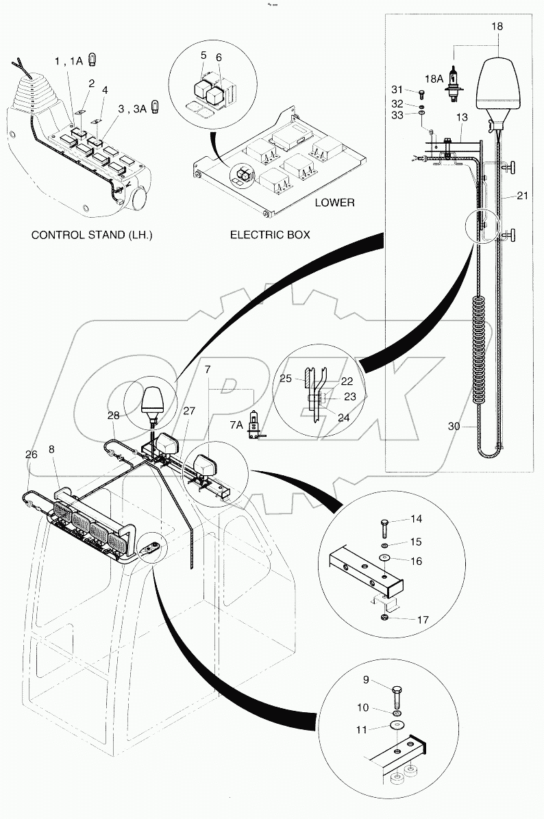  6 - LAMP & BEACON (TELESCOPIC)