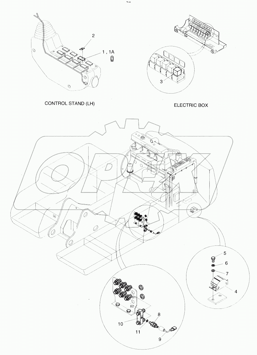  TRAVEL/SWING ALARM ASSY