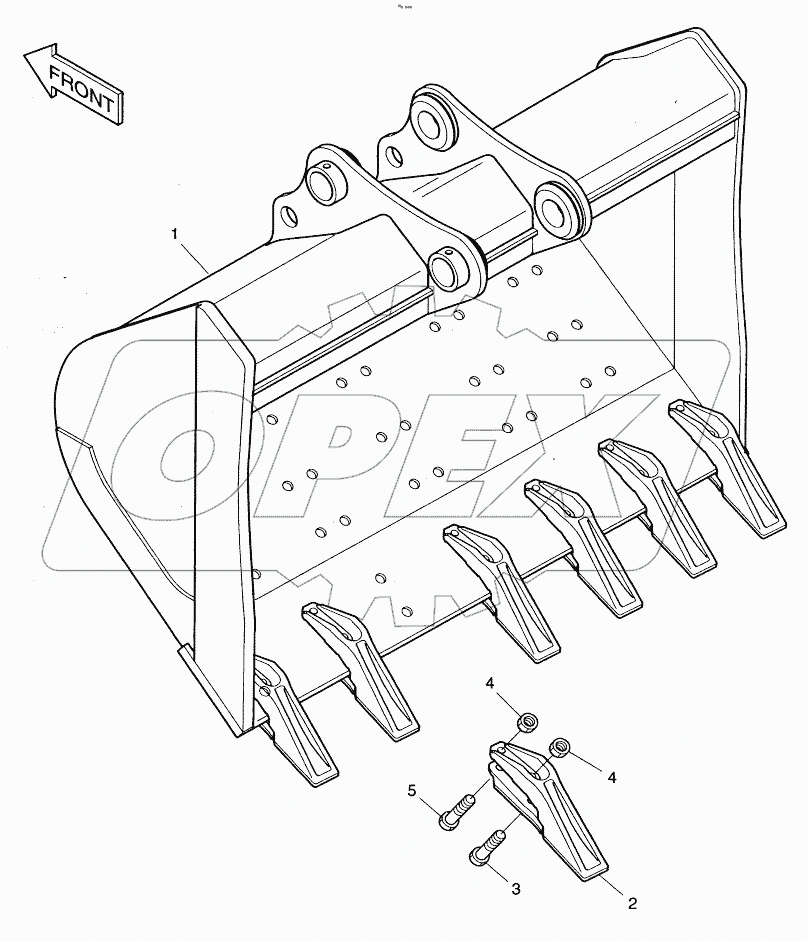  BUCKET - 0.96m3 - DITCH CLEANING