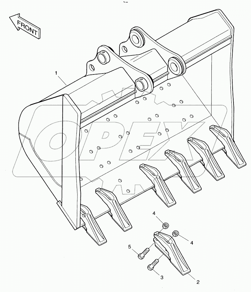  BUCKET - 1.17m3 - DITCH CLEANING
