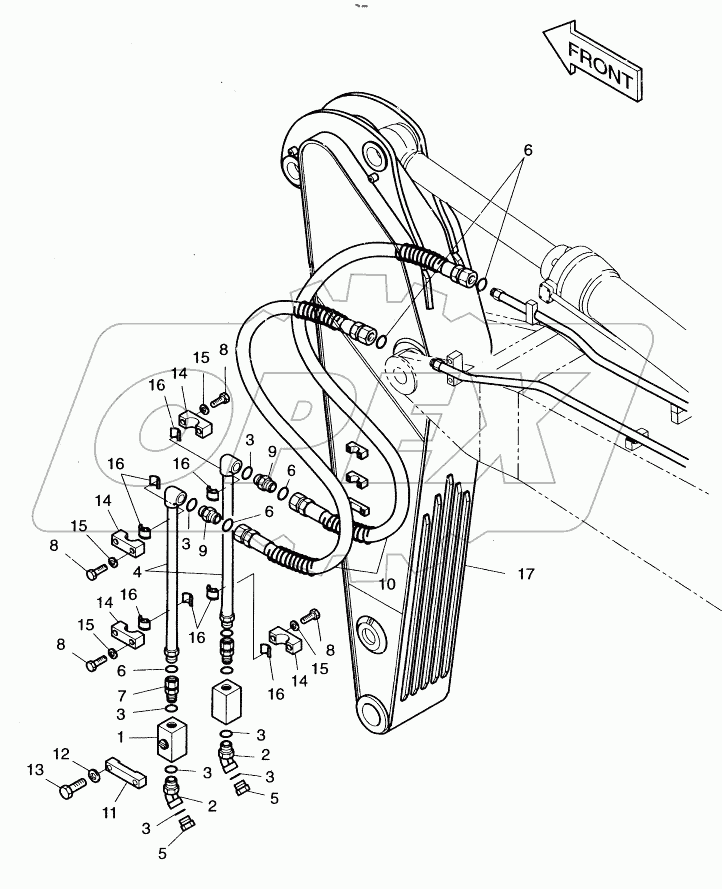 ARM PIPING - 2.4m ONE & TWO WAY