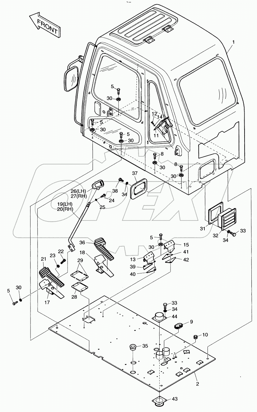  CABIN ASSY - WINDOW GUARD