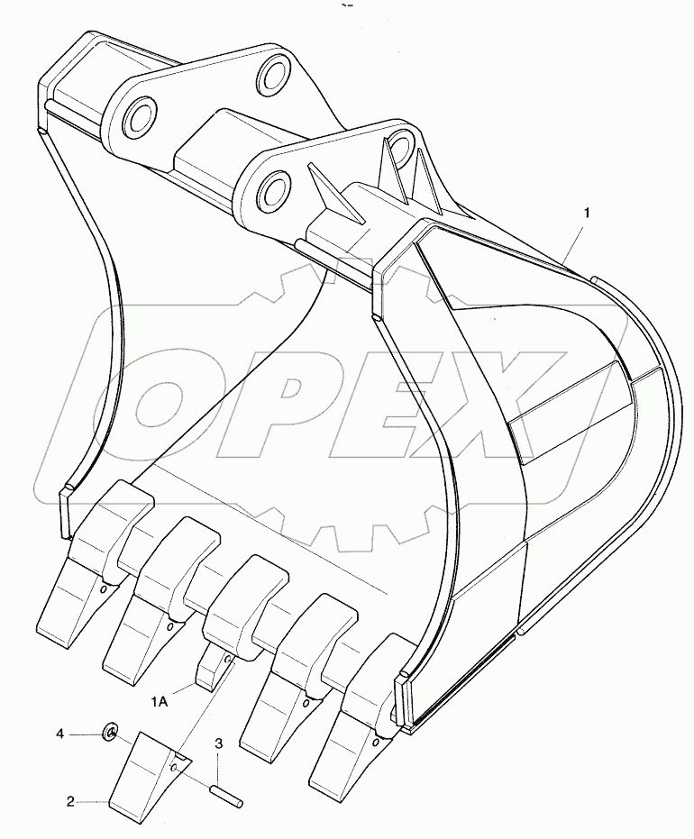  ROCK BUCKET - 1.75m3