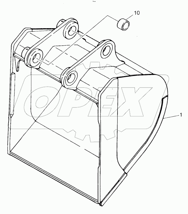  BUCKET - 2.5m3 - WITHOUT TOOTH