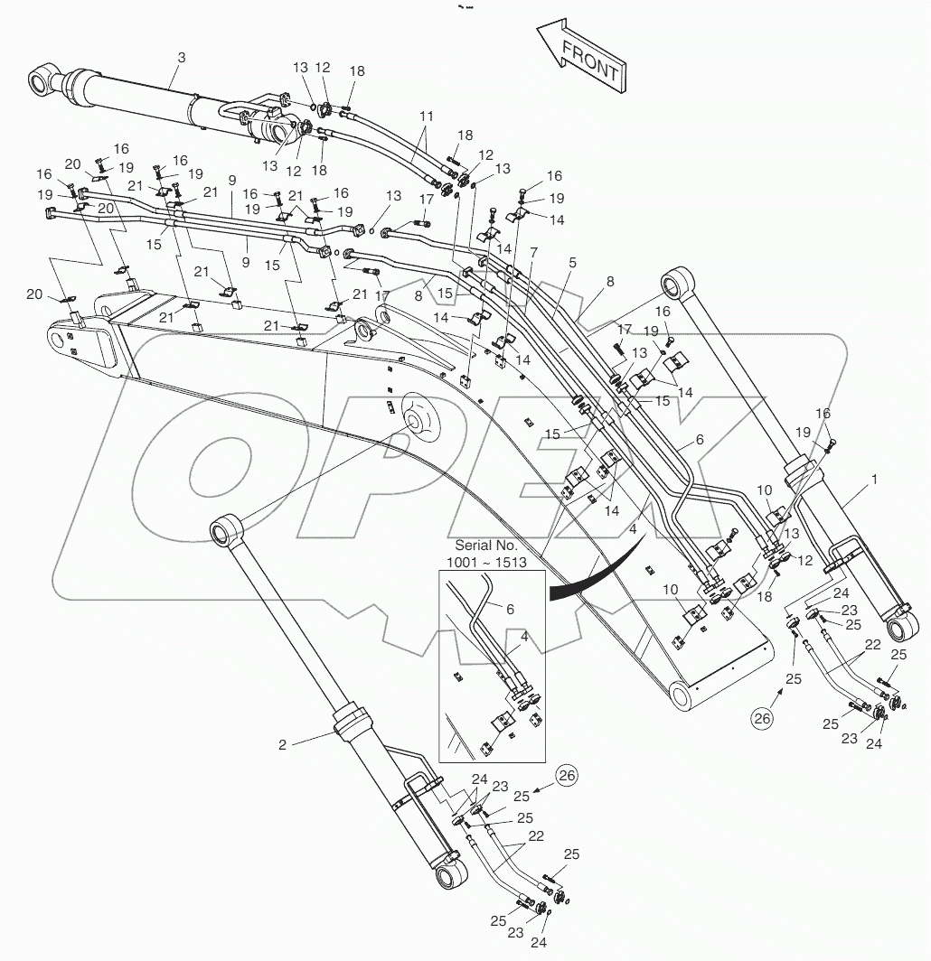  BOOM PIPING - HEAVY DUTY