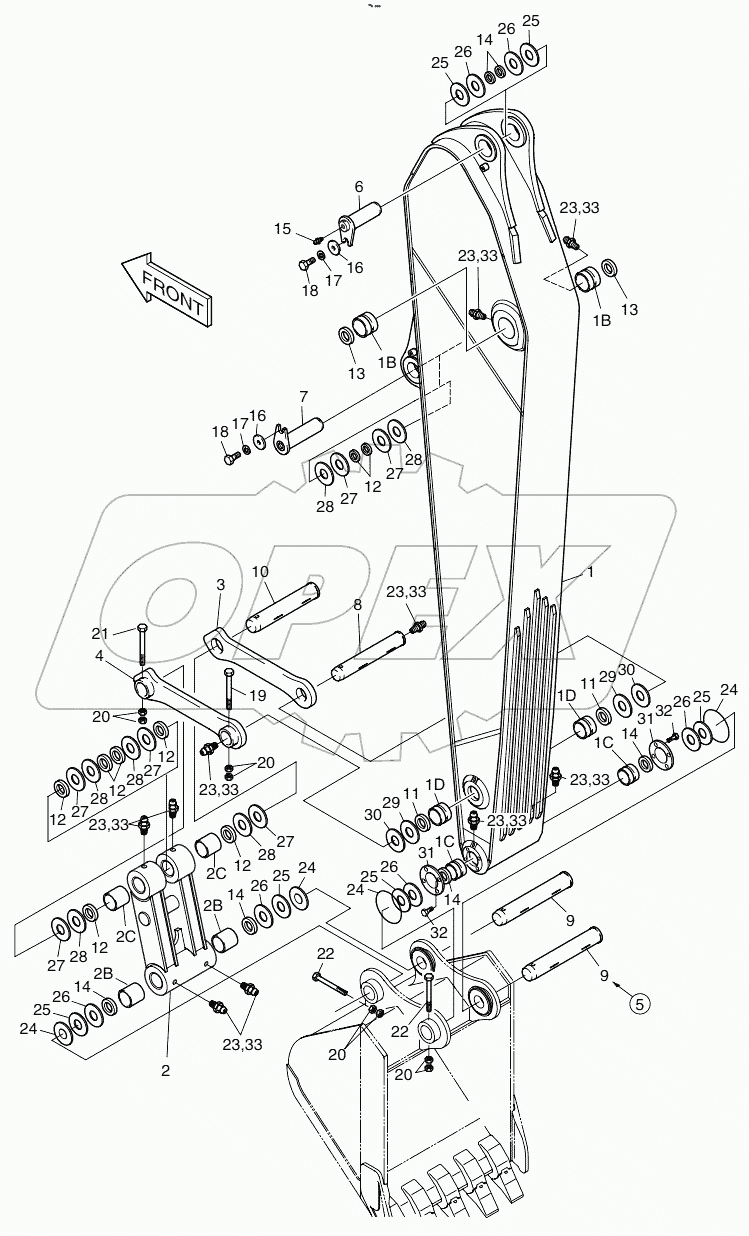  ARM - 3.35m - HEAVY DUTY