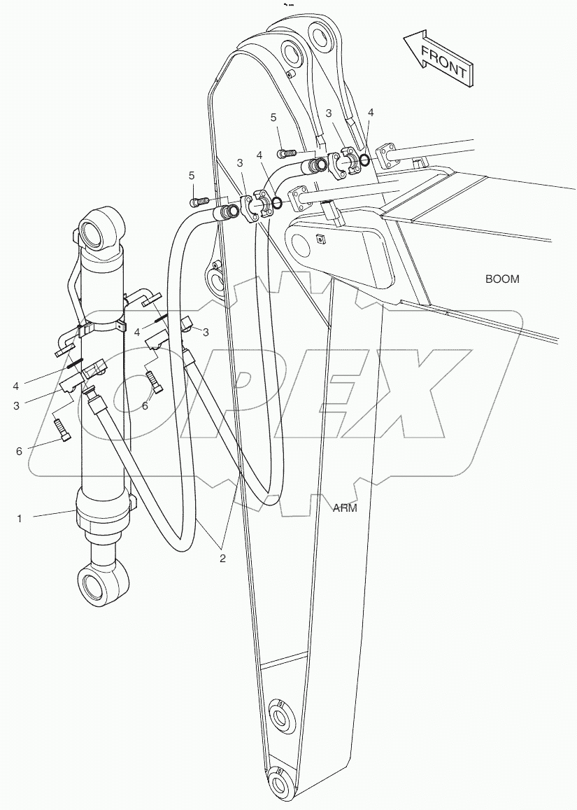  ARM PIPING - HEAVY DUTY