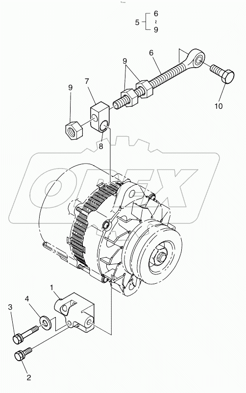  ALTERNATOR MOUNTING