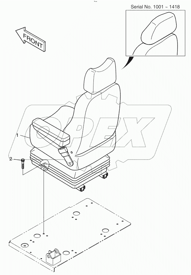  SEAT MOUNTING