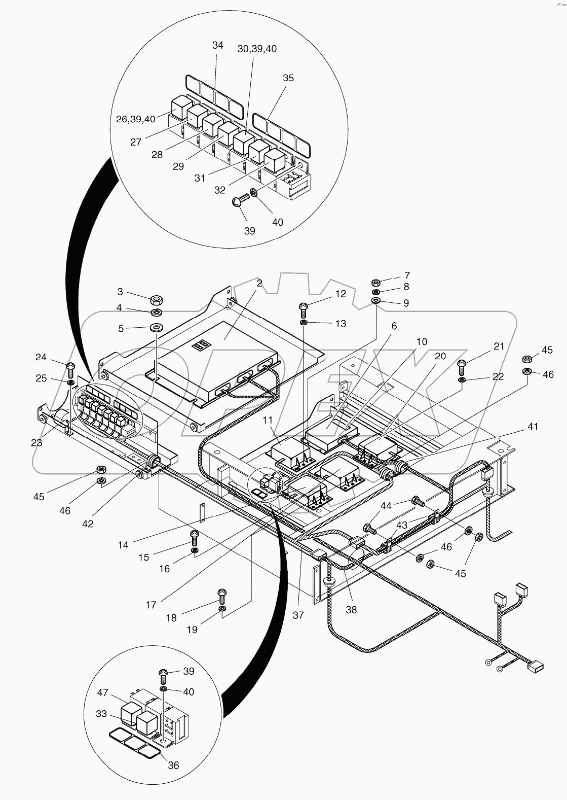  ELECTRIC BOX ASSY (2) ELECTRIC PARTS